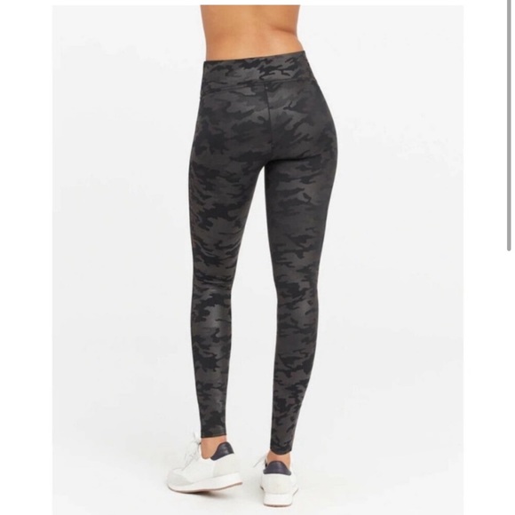 SPANX Pants - SPANX Faux Leather Camo Legging